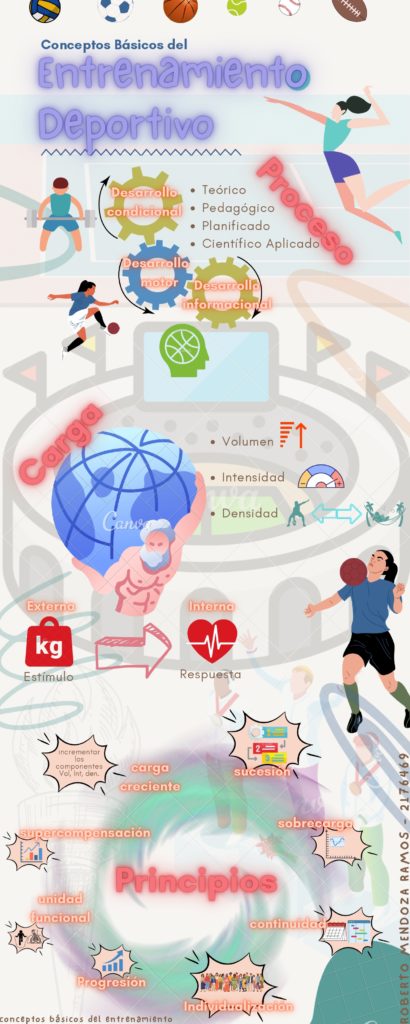 Infografía Conceptos Básicos del  entrenamiento deportivo